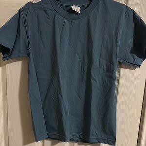 Alstyle Short Sleeve Crew T-Shirt in Slate Blue
